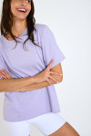 CRISP URBANA Lilac Short Sleeve T-shirt - 4