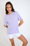CRISP URBANA Lilac Short Sleeve T-shirt - 5