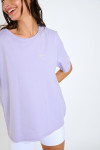 CRISP URBANA Lilac Short Sleeve T-shirt - 6