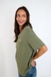 CRISP URBANA Khaki Short Sleeve T-shirt - 5