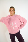 DAMON CRYSTALBAY Wol trui roze - 2