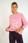 DAMON CRYSTALBAY Wol trui roze - 5