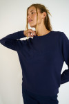 Felpa blu navy ETHAN BAYJOY - 3