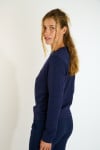 Felpa blu navy ETHAN BAYJOY - 2