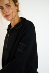 FAY BAYCHILL Black Half-Zip Sweatshirt - 4