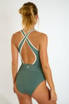 FLEX WELLFLOW Khaki Sports Leotard - 7