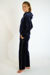 Giacca in velluto blu HELEN SEASHINE - 4