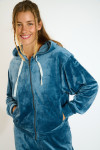 Giacca in velluto blu IVY SEACHIC - 2