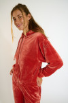 Giacca in velluto rosa salmone IVY SEACHIC - 4
