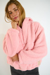 Sudadera de forro polar rosa PEAK IGLOO