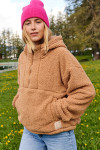 Maglione in pile marrone PEAK IGLOO - 7
