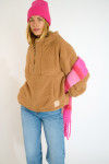 Maglione in pile marrone PEAK IGLOO - 4
