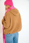 Maglione in pile marrone PEAK IGLOO - 3