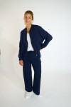 Pantaloni jogger dritti blu navy PLANK WELLJOY - 3