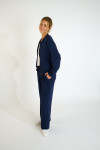 Pantaloni jogger dritti blu navy PLANK WELLJOY - 4
