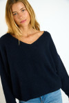 SHIFT DURANGO Marineblauwe Oversized Trui - 1