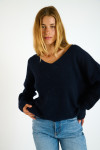 SHIFT DURANGO Marineblauwe Oversized Trui - 3