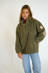 SNUGGLE IGLOO Lange Kaki Fleece - 3