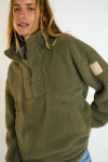 SNUGGLE IGLOO Lange Kaki Fleece - 4