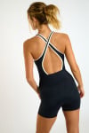 SPARK WELLFLOW black high-waisted sports shorts - 7