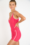SPARK WELLFLOW Hoge taille sportshort vlamrood - 3