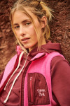 SPRY HILLSIDE Mouwloos fleecejacke fuchsia - 1
