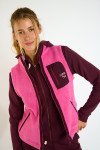 SPRY HILLSIDE Mouwloos fleecejacke fuchsia - 4