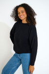 Maglione oversize nero STACY ITHACA - 4