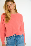 STACY ITHACA Koraalkleurige Oversized Trui - 4