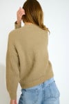 STACY ITHACA Taupe Oversized Trui - 6