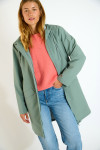 Giacca impermeabile verde mandorla STORMY THUNDER - 1