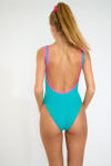 Maillot de bain une pièce turquoise SMAK POPMIX
