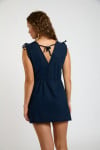 Abito a tunica blu navy WESLEY PERLINA - 2