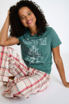 Conjunto de pijama a cuadros Blizzard Candycane de 2 piezas BLIZZARD CANDYCANE - 1