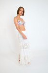 AENELY BOATDAY off-white rok met ruches