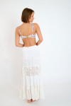 AENELY BOATDAY off-white rok met ruches