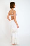 AENELY BOATDAY off-white rok met ruches