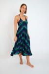 AHONA LUNAVOIL blue mid cover-up flowy dress - 1