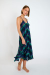 AHONA LUNAVOIL blue mid cover-up flowy dress - 3