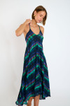 AHONA LUNAVOIL blue mid cover-up flowy dress - 4