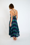 AHONA LUNAVOIL blue mid cover-up flowy dress - 5