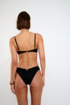 Costume da bagno a fascia nero ALERIO & BORA ZALANI - 13
