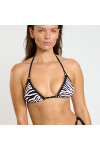 BLUCO & SADIA WILDJUNGLE zebra print bikini