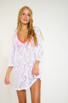 Robe courte décolletée ajourée CASEY AGUANGA - 3