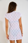 CELESTE CALIOPE witte strandtuniek met strik - 2