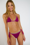 Bikini viola stile crochet CRICODASIA JOLLYSUN - 2