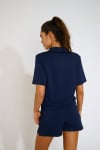 Polo maniche corte blu navy donna DARIUS BAYJOY - 2
