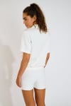 DARIUS BAYJOY dames korte mouw witte polo - 2