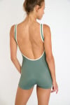 FEEL WELLSWIM kaki sport playsuit - 2