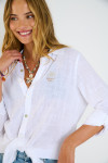GAREL ZELENA white long shirt